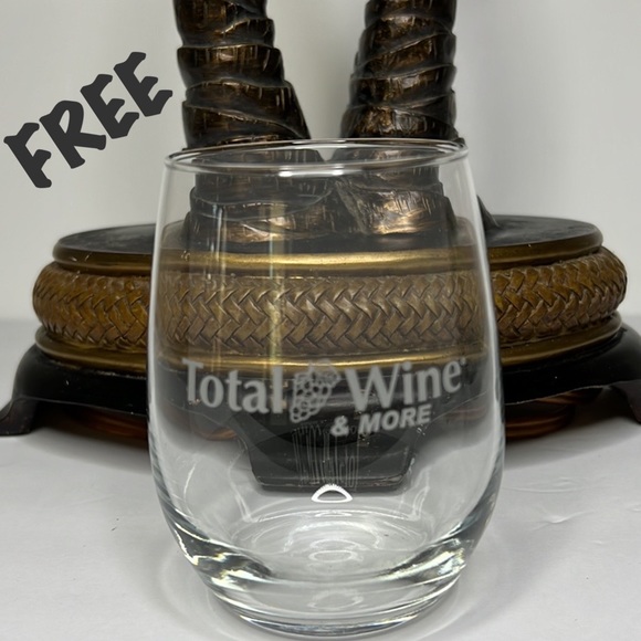 Bundle Free Gift Palm Tree Martini Glass Palm Tree Goblet Glass Wicker Glass - Picture 8 of 12